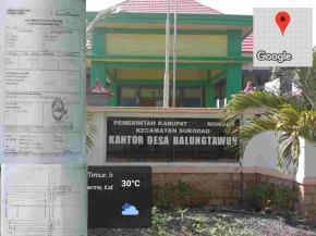 Miris.! TKD Balungtawun-Sukodadi Diduga Jadi Lahan Korupsi Bersama Oknum Pemdes