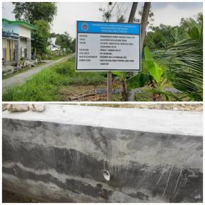 Proyek Jasmas Provinsi Desa Balungtawun Diduga Bermasalah