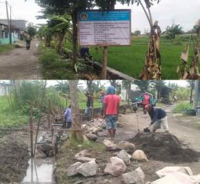 Proyek TPT di Desa Gempolkurung Diduga Menyimpang dari Bestek 