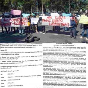 Kasus RPH-U Mangkrak di Kajari Lamongan, Masyarakat Duduki Kajati Jatim