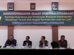 Gelar Monev di Balongpanggang, DPRD Gresik Tekankan Bahaya Narkoba dan Judi Online