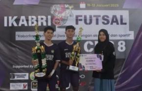 IKABRI Futsal Cup 8 Berakhir, SMAN 8 Kota Kediri Juara Pertama