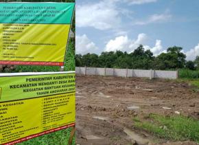 Proyek Pembangunan Kios Desa Randu Padangan Mangkrak, Inspektorat Harus Lakukan Audit