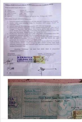 Diduga Caplok Uang Hasil Lelang TKD, Kades Kujung-Tuban Dilaporkan ke Polisi