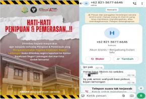 Nama Dicatut, Kasi Pidsus Kejari Lamongan: Hati-hati Itu Penipu