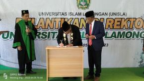 PJ Rektor UNISLA Lamongan Resmi Dilantik