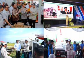 Kunjungan Kerja Menteri Pertanian di Gresik Berlangsung Kondusif, Petani Apresiasi Harga Gabah Naik