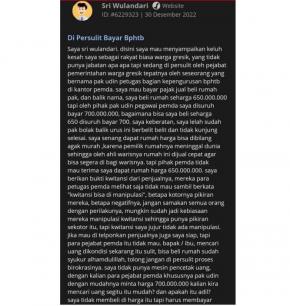 Oknum Pejabat Pemkab Gresik Diduga Bermain Administrasi Pajak BPHTB