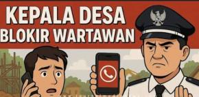 Kades Katemas Dituding Blokir Wartawan, Terancam Sanksi Pemberhentian